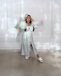 ENSEMBLE SIGNATURE™ PEIGNOIR LONG PLUME